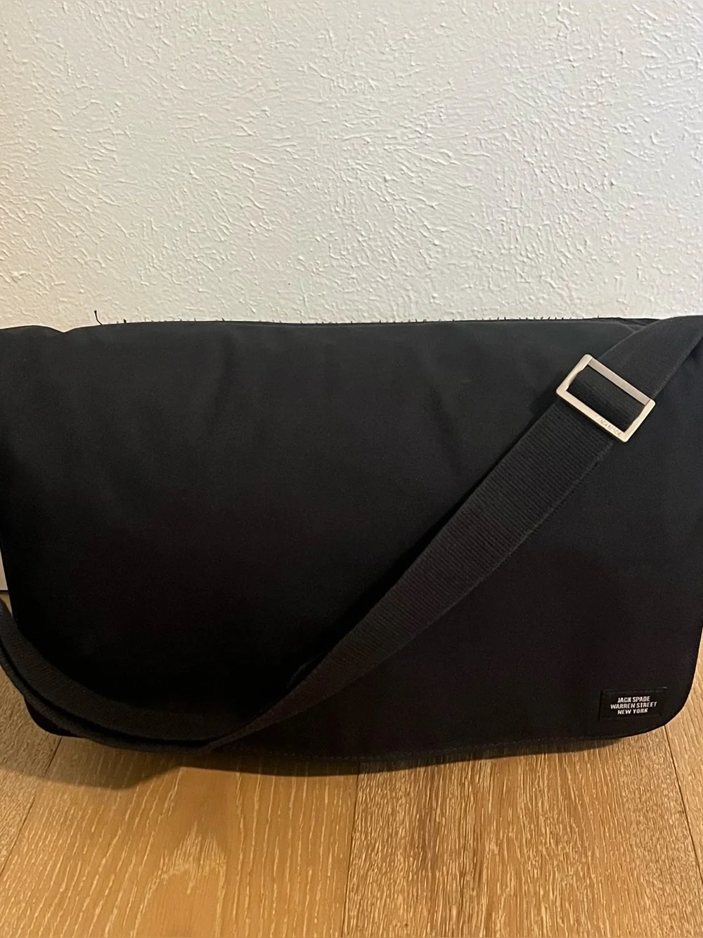 Jack Spade Warren Street Cordura Nylon Messenger Bag | Black | Men’s Work Bag